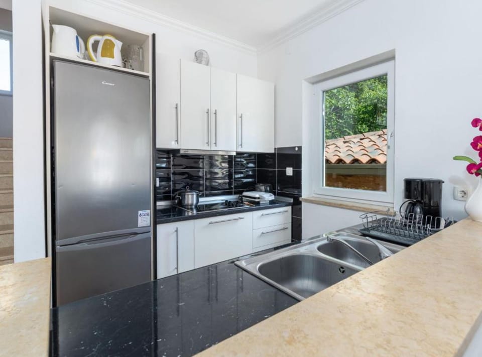 Villa (Ester premium stay - Villa with pool) | Private kitchen | Fridge