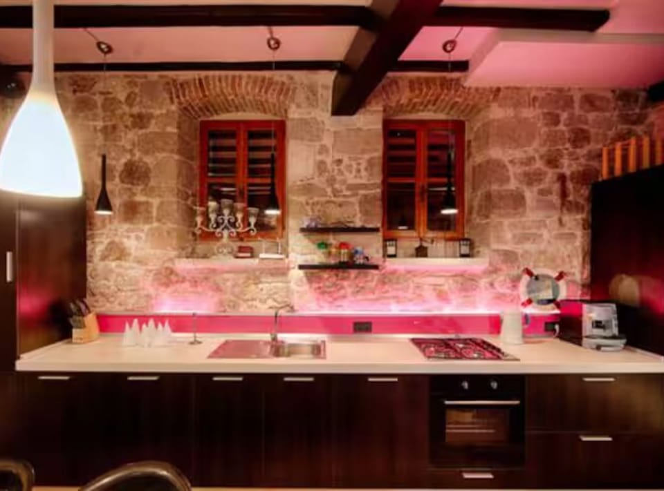 House (Four Bedroom House with Terrace) | Private kitchen | Fridge