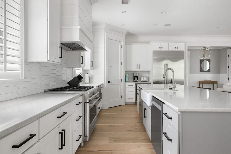 A beautiful kitchen designed for cooking and connection.
