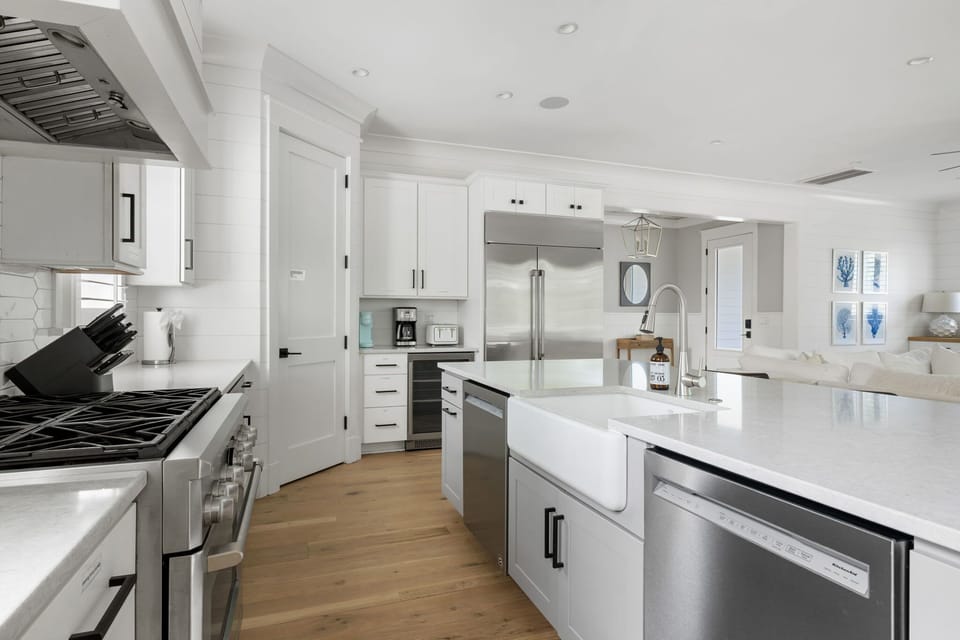 A beautiful kitchen designed for cooking and connection.
