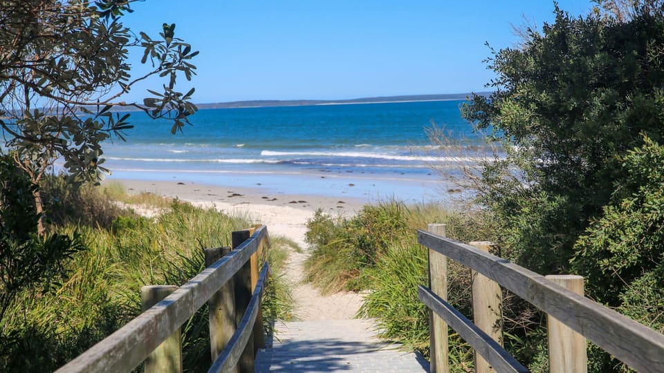 Amazing beach only a few minutes walk away