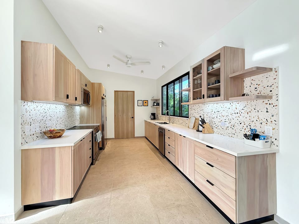 large kitchen to cook all your meals