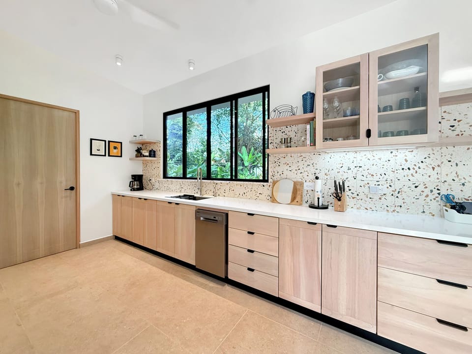 Large kitchen for all your family meals
