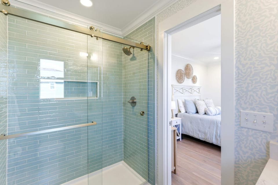 Bright and well-appointed bathroom designed for comfort and convenience.