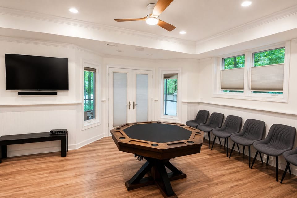Bumper pool, Poker table
