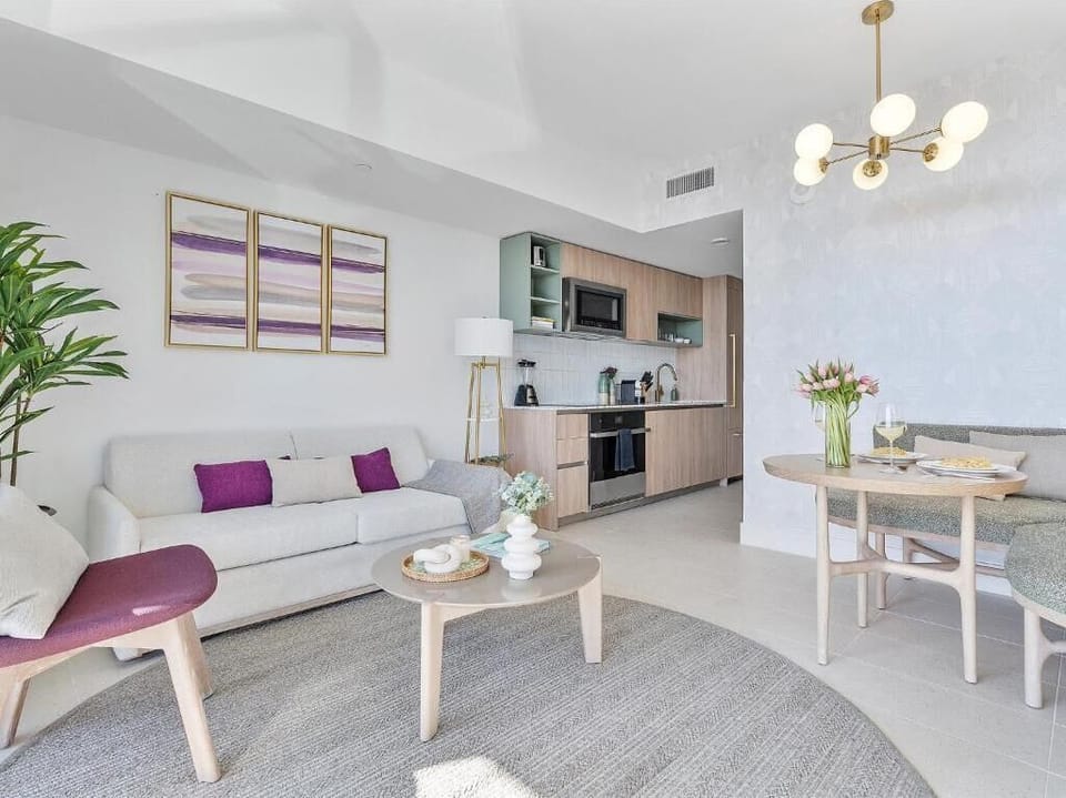Premium Apartment, Balcony, City View | Living area | 42-inch Smart TV with digital channels