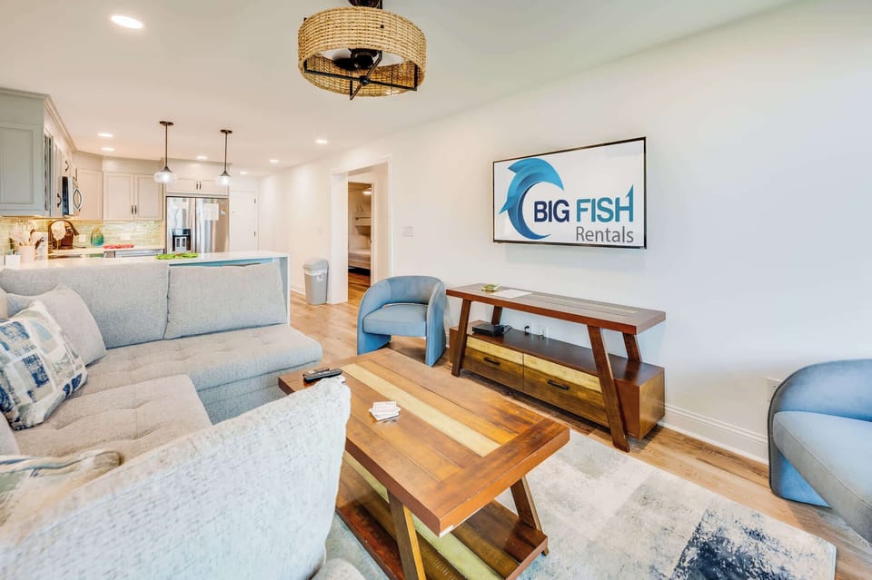 Stylish Living Room with Amazing Views 🌊✨
