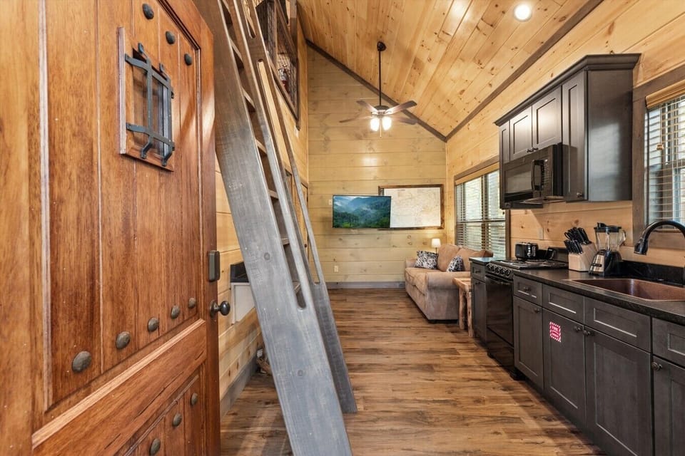 Ladder to get to loft