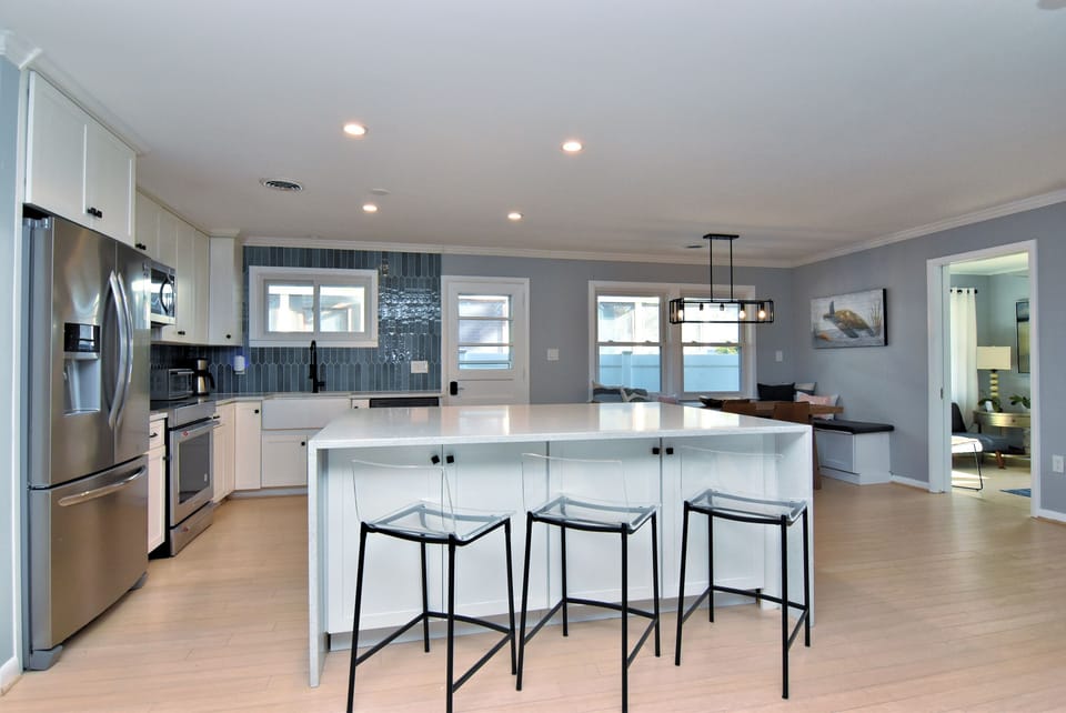 With open concept living!