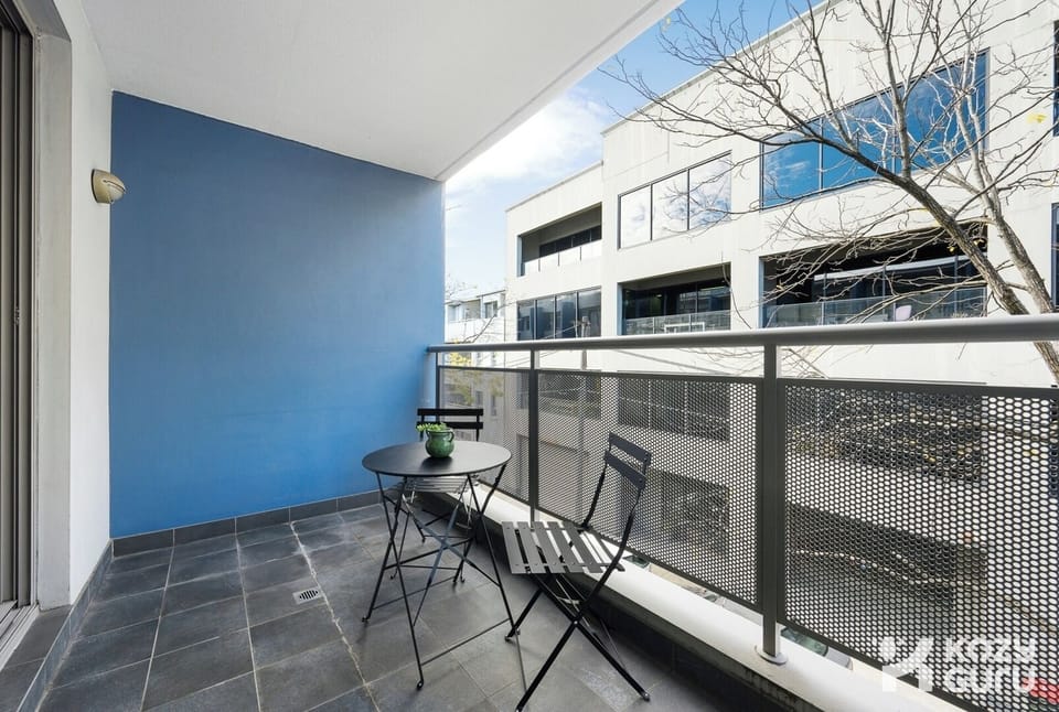 Private balcony with fresh air