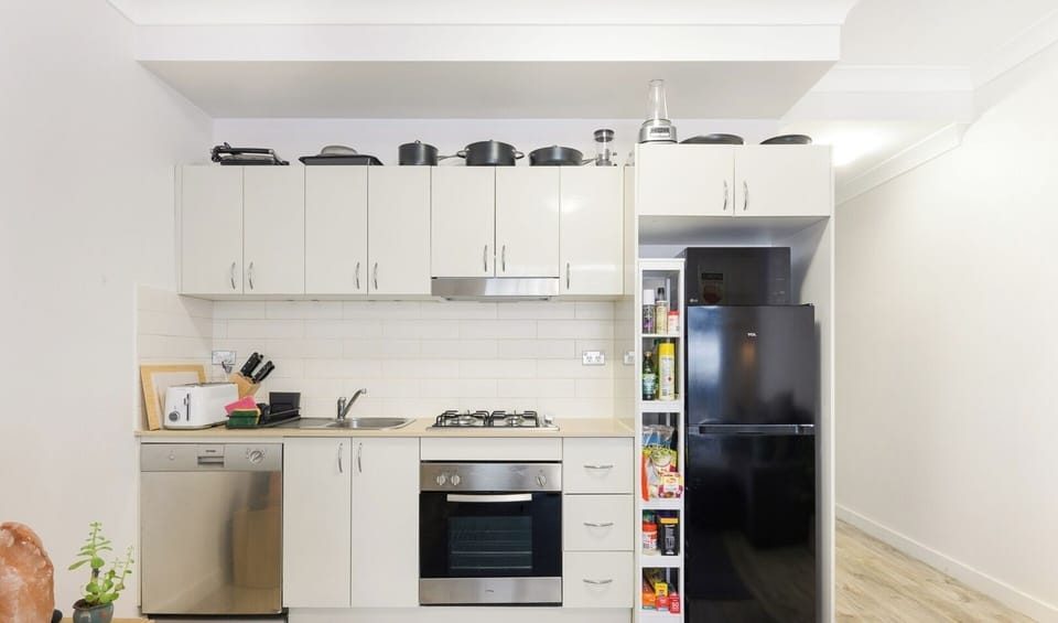 Clean and functional kitchen for light cooking