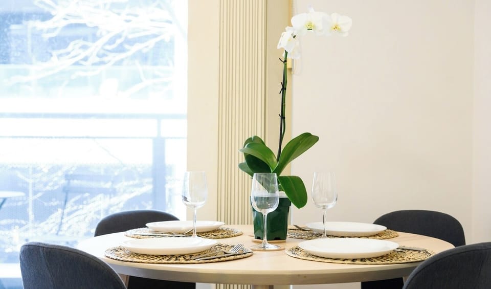 Cozy dining space for meals