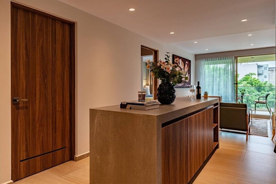 Kitchen island with room to spread out