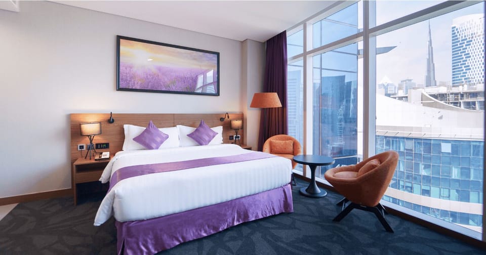 Bedroom. Interior and views may vary based on location and availability
