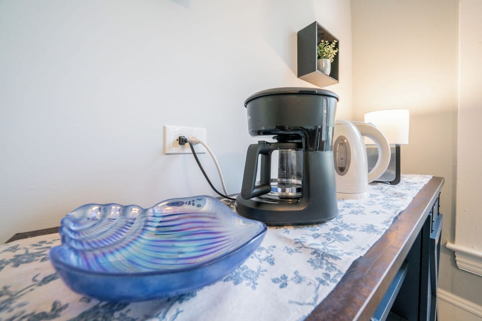 Private coffee station.