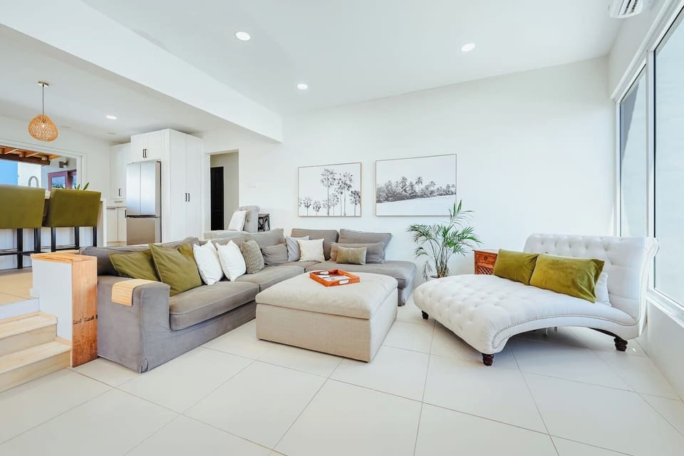 Gather and unwind in the spacious living room