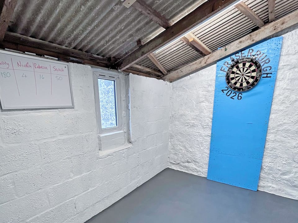 Games room/ lockable bike shed | Broadsea Cottage, Fraserburgh