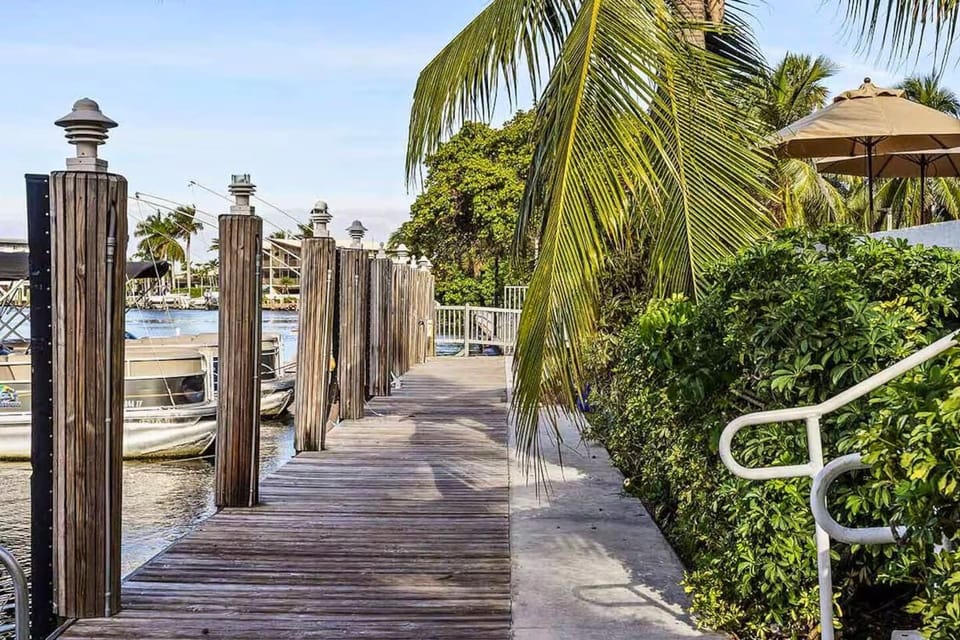 Take a peaceful stroll along the resort's waterfront walkways.