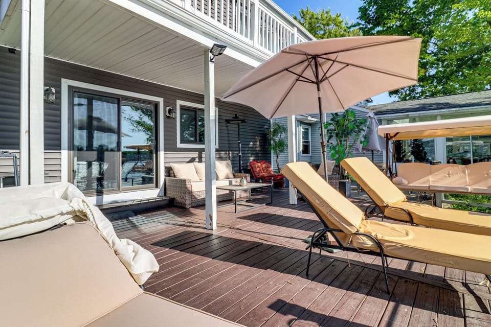 Property Exterior | Furnished Patio | Blackstone Grill