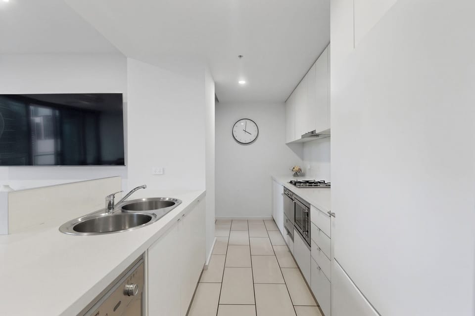 One Bedroom with Balcony and Water Views | Private kitchen | Full-size fridge, microwave, oven, stovetop