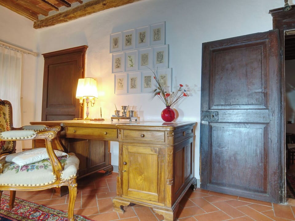 Furniture, Interior Design, Flooring, Wall, Wood, Floor, Cabinetry, Desk, Drawer, Room