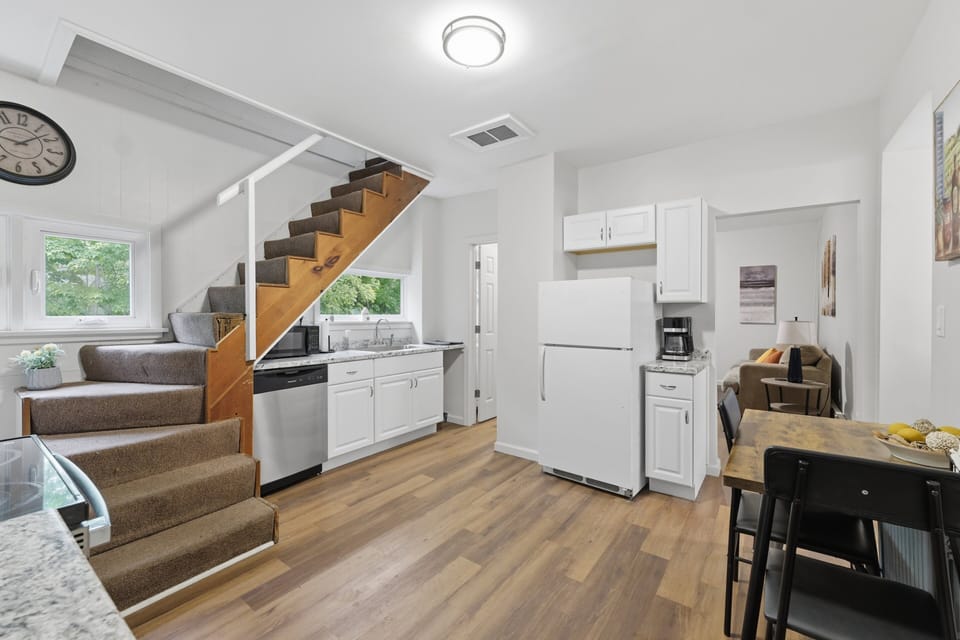 Indoors, Building, House, Staircase, Furniture