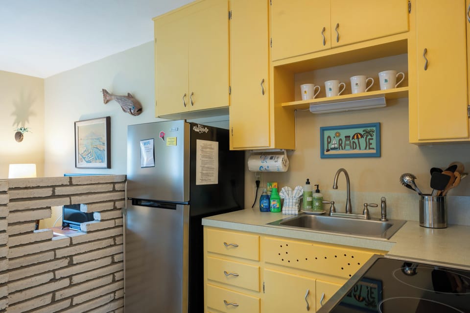 Full size stainless refrigerator