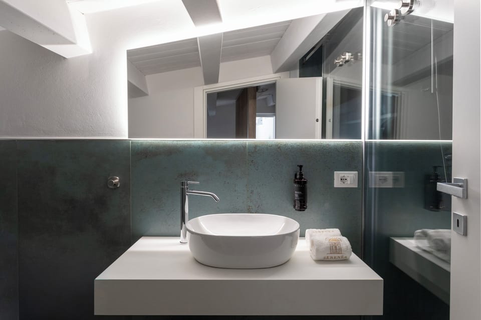 Deluxe Suite | Bathroom | Shower, hair dryer, towels, soap