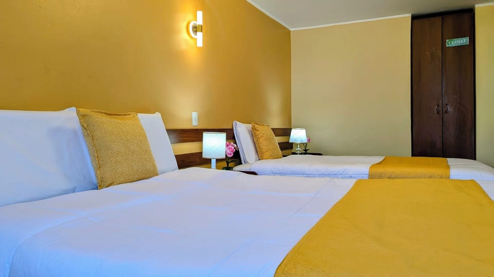 Family Double Room, City View | Desk, laptop workspace, free WiFi, bed sheets