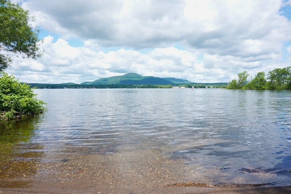 Accès au lac Memphrémagog