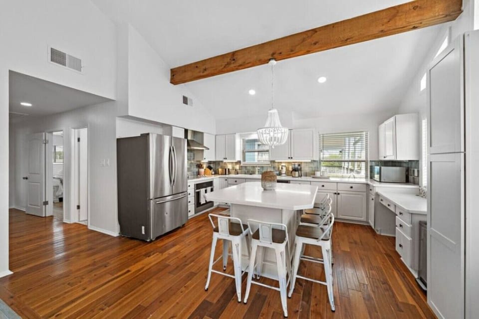 Whip up delicious meals in this charming kitchen