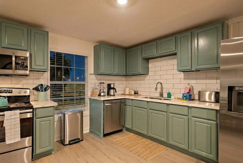 Another angle of the kitchen