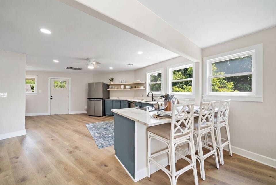 Another angle of the kitchen