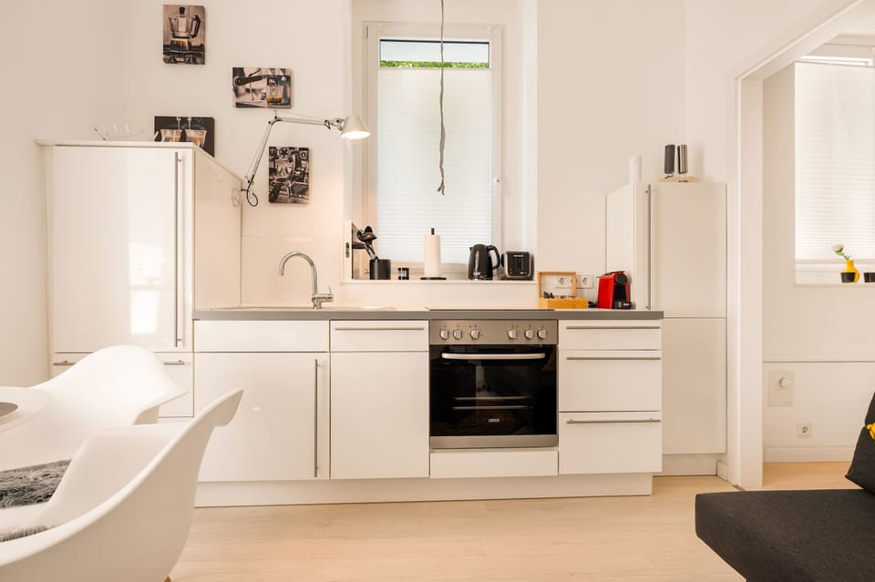 Blick ins Schlafzimmer