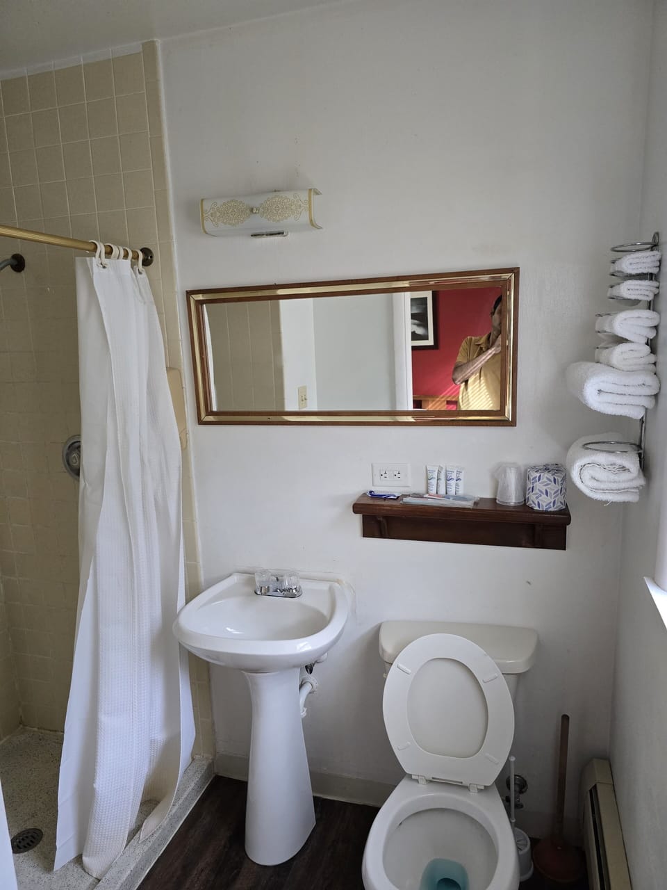 Deluxe Double Room | Bathroom | Shower, towels, toilet paper