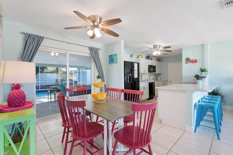 Dining space for enjoying meals and gathering together