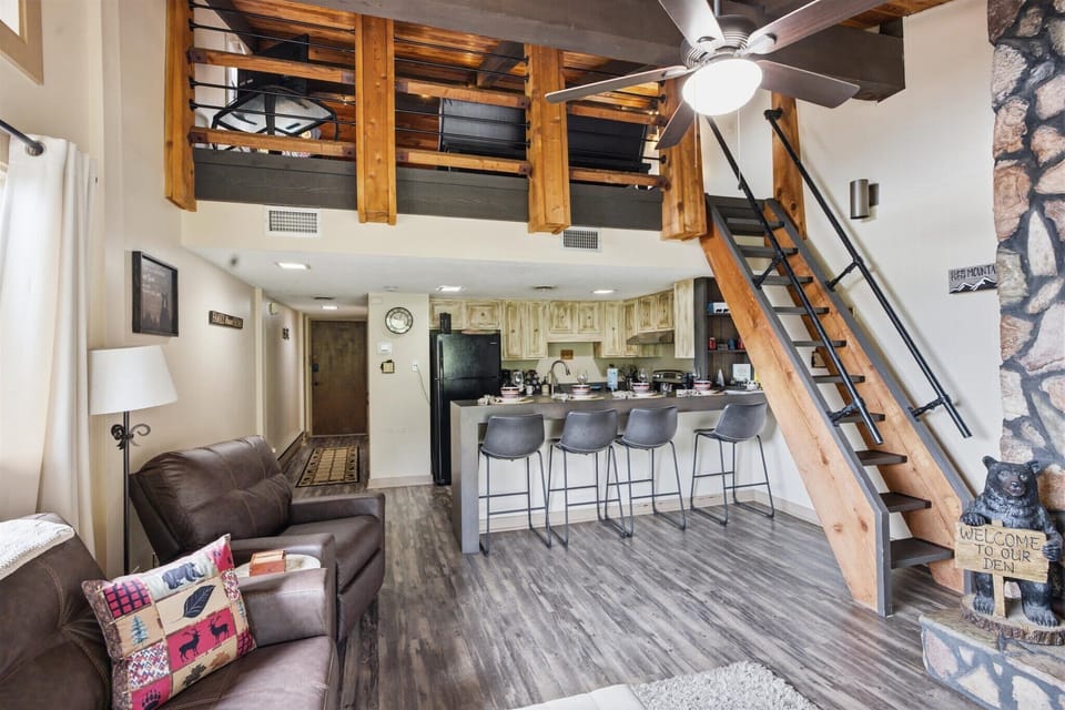 Open-concept living creates the perfect space for spending time together.