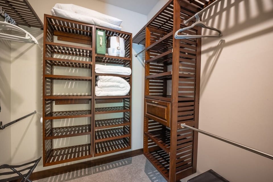Primary bedroom custom built closet