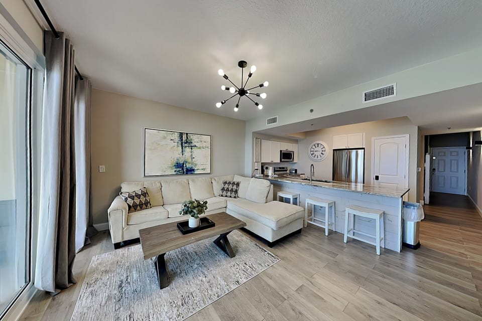 Living Area - Queen Sleeper Sofa
