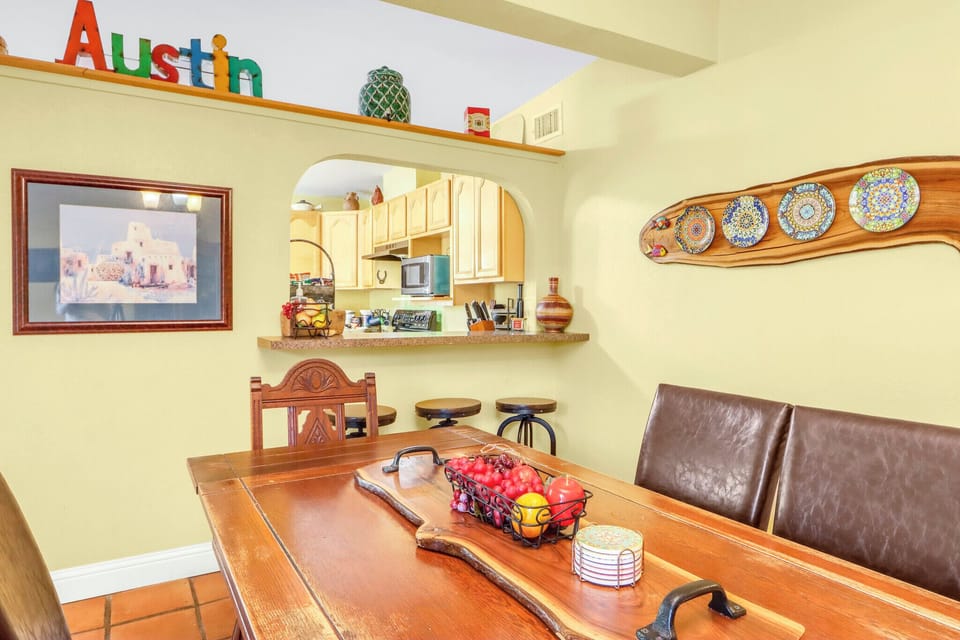 Conveniently located adjacent to the kitchen