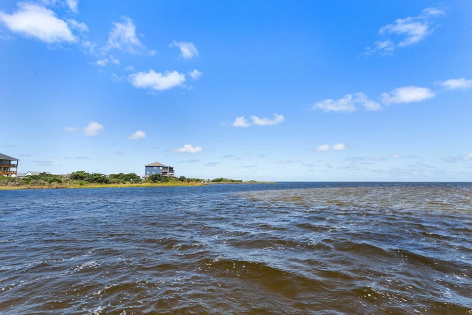 The community pier offers easy access to some of the area's best soundfront views.
