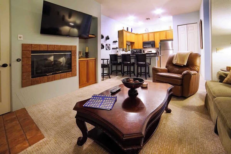 Modern living room with a sofa bed for extra comfort