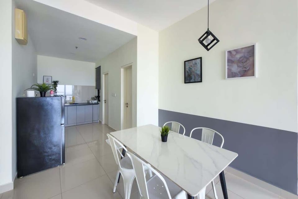 The dining area.