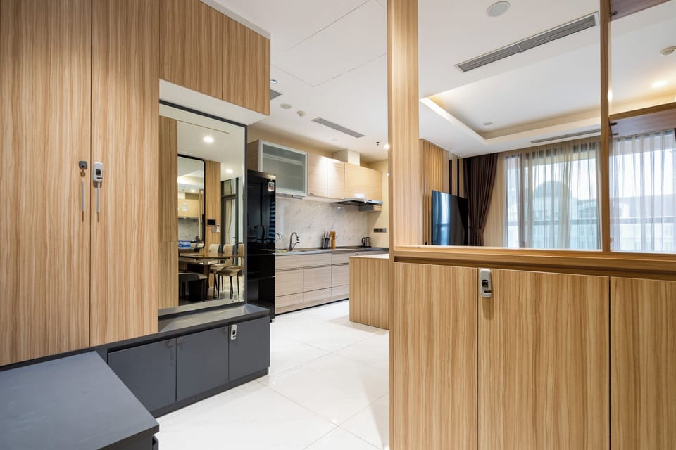 Comfort Apartment, City View | Private kitchen