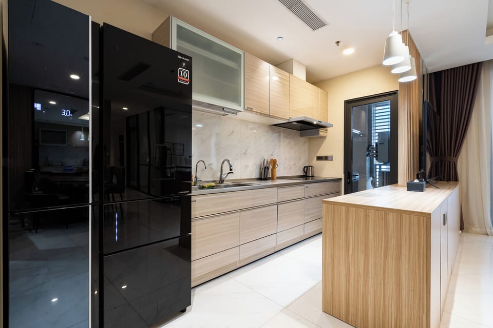 Comfort Apartment, City View | Private kitchen