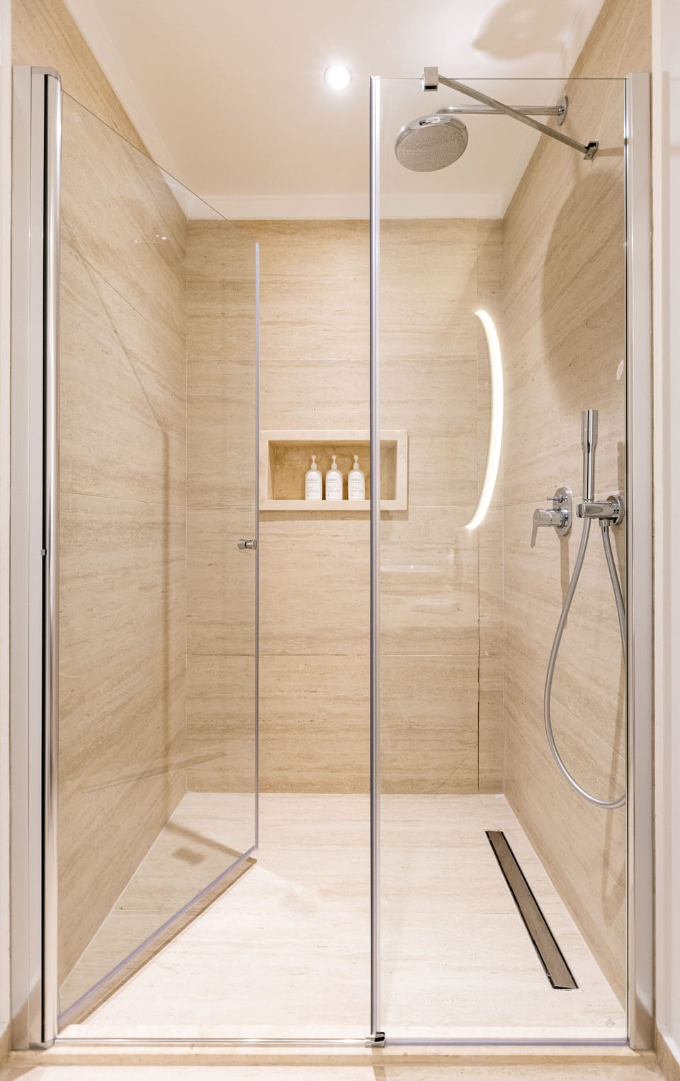 Premium Room, Patio, Sea View | Bathroom | Shower, hair dryer, slippers, heated floors (bathroom)