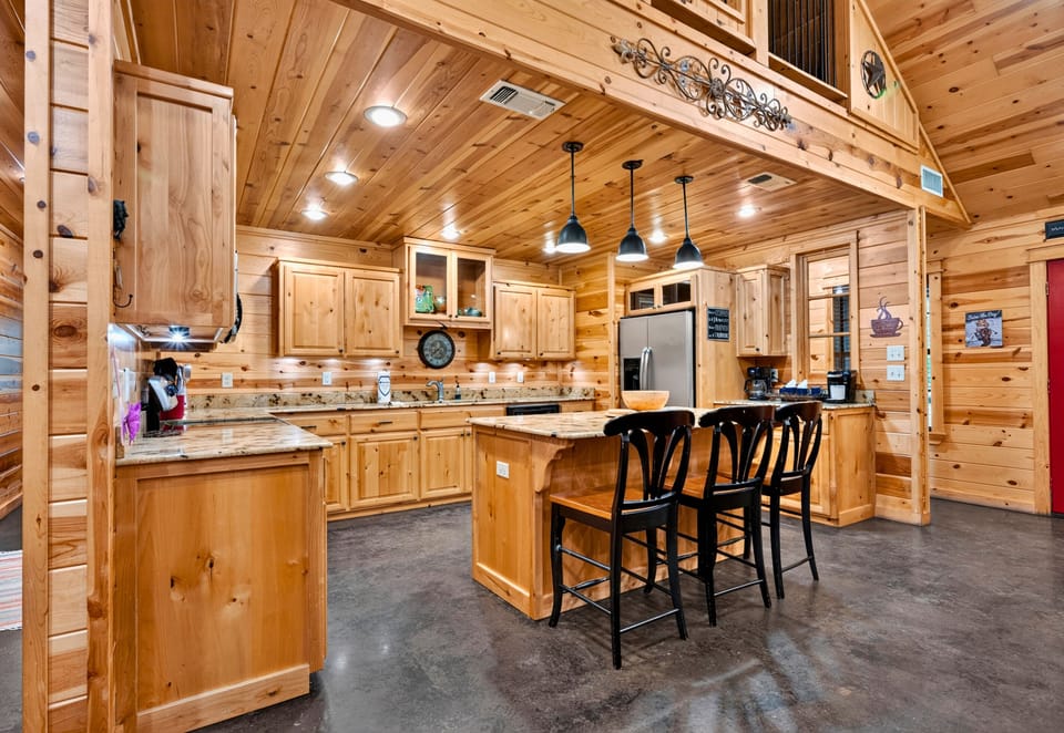 From morning coffee to family dinners, this inviting kitchen provides everything you need while keeping you close to all the action.