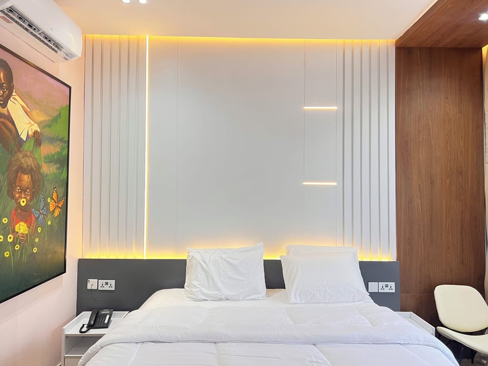 In-room safe, desk, laptop workspace, blackout drapes
