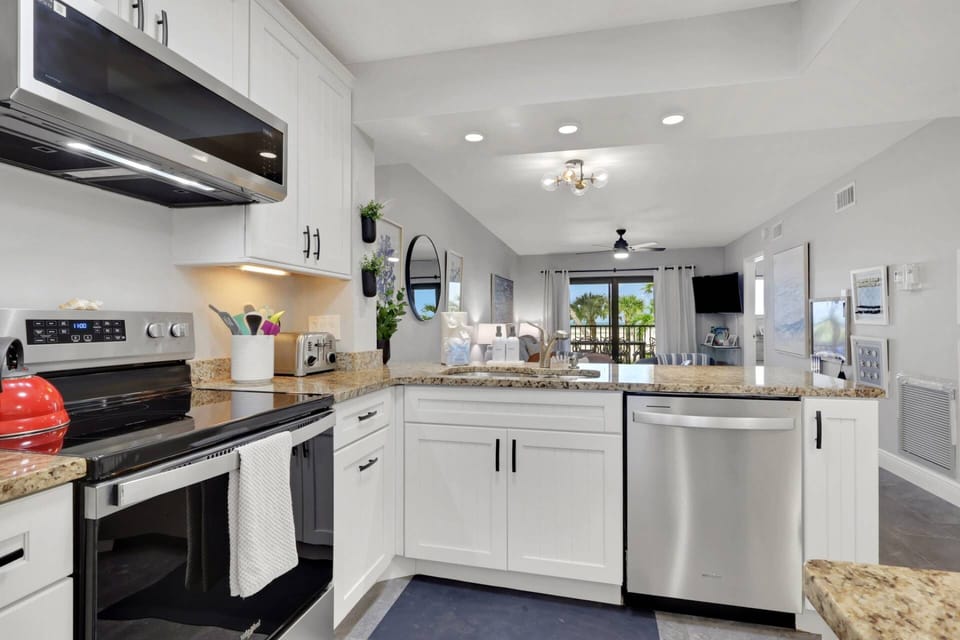 The open kitchen keeps the conversation flowing, allowing everyone to stay connected while meals and memories are made.