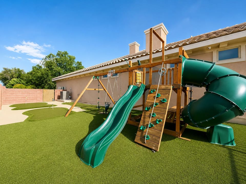 Little ones can play in a secure area!